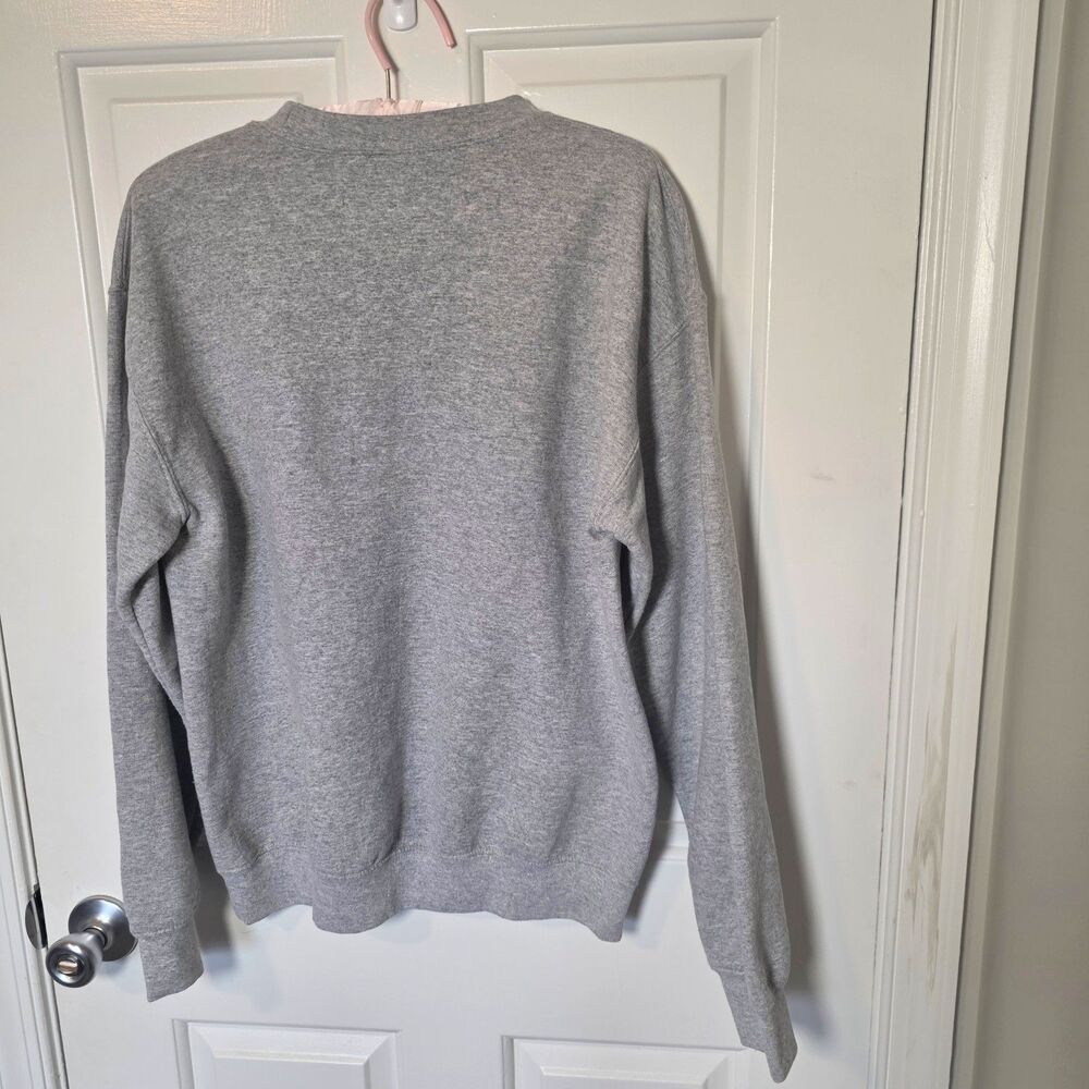 Taylor Swift Eras Fan Sweatshirt Womens M Gray Black Graphic Medium Cozy Bookish - Picture 4 of 11